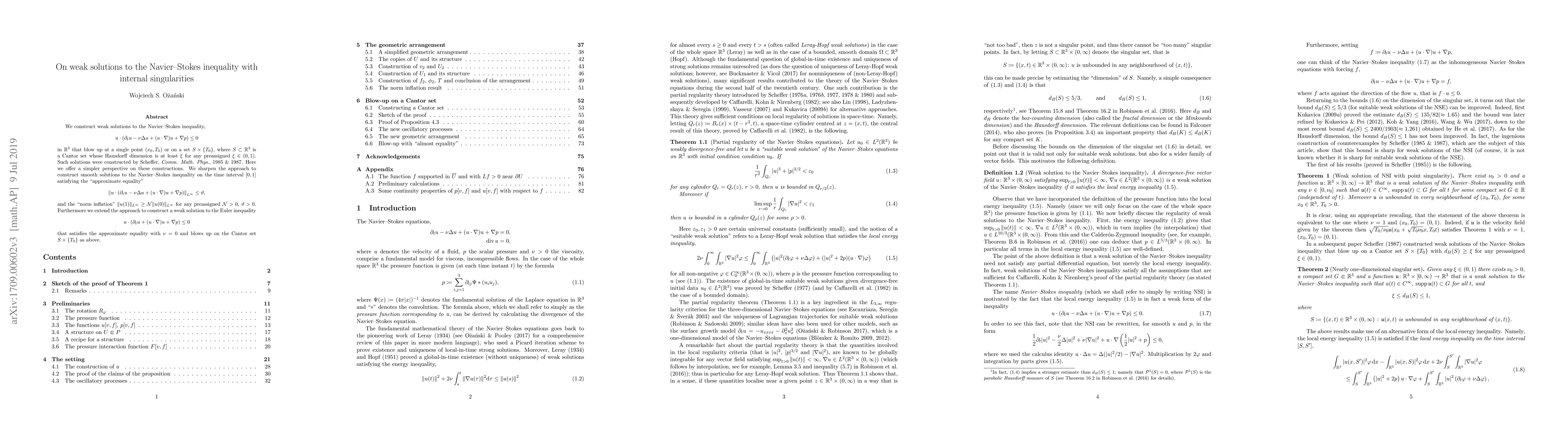 Thumbnail for On weak solutions to the Navier-Stokes inequality with internal
  singularities