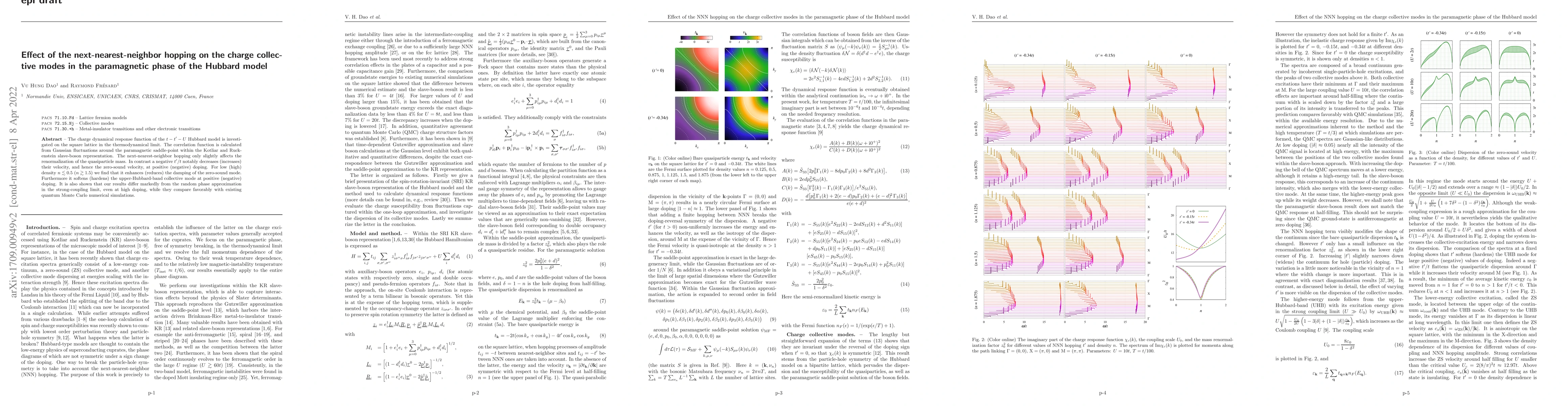 Thumbnail for Effect of the next-nearest-neighbor hopping on the charge collective
  modes in the paramagnetic phase of the Hubbard model