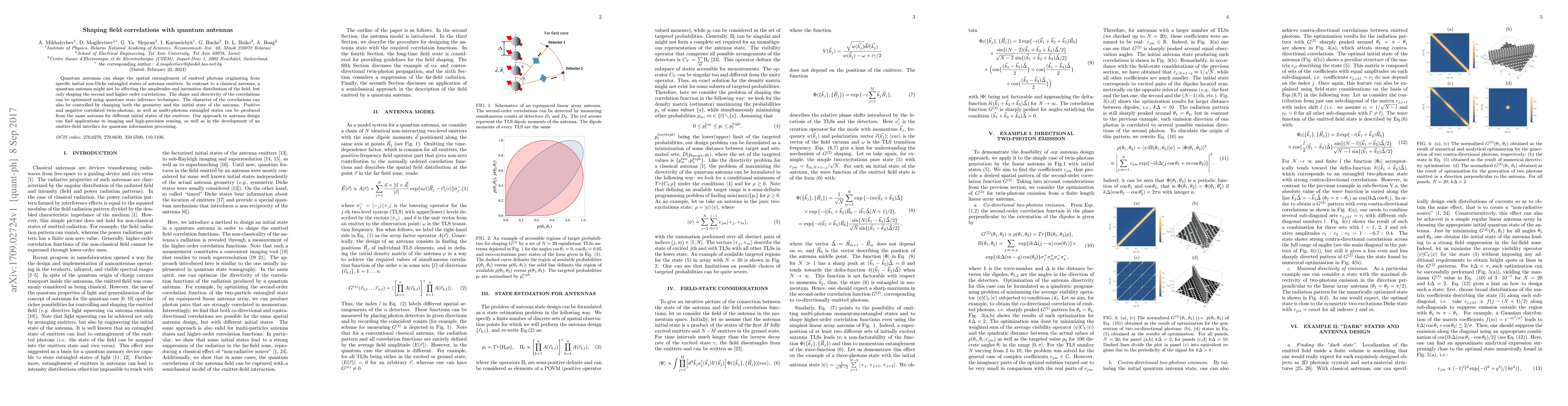 Thumbnail for Shaping field correlations with quantum antennas