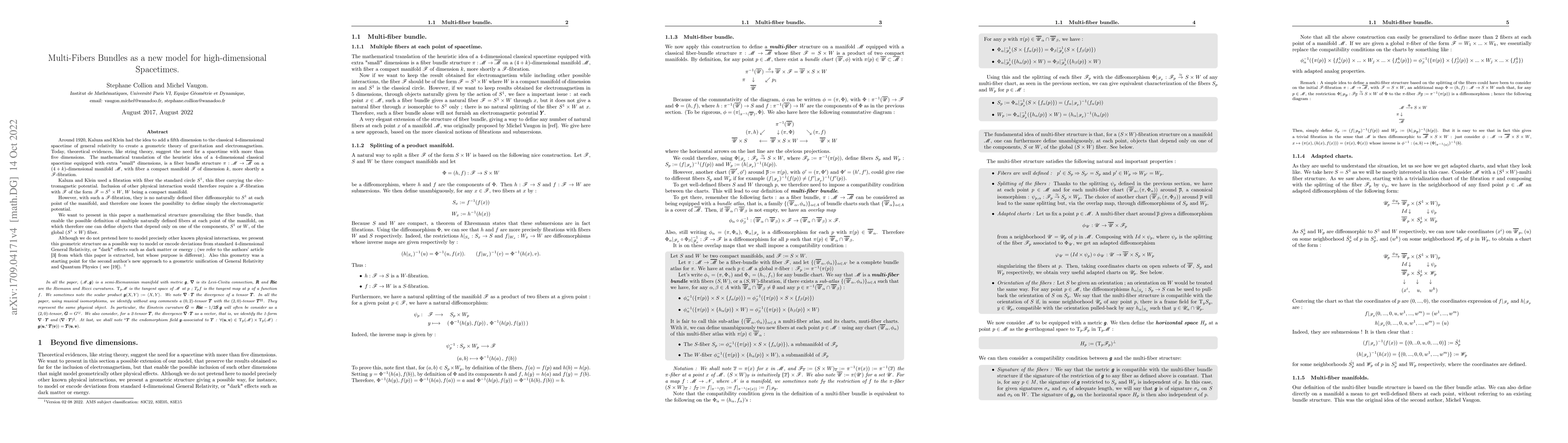 Thumbnail for Multi-Fibers Bundles as a new model for high-dimensional Spacetimes