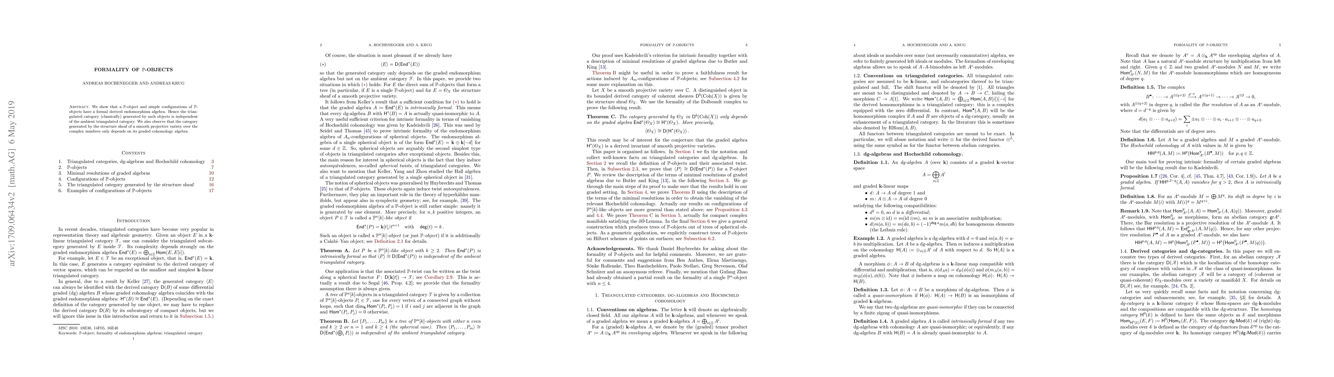 Thumbnail for Formality of $\mathbb{P}$-objects