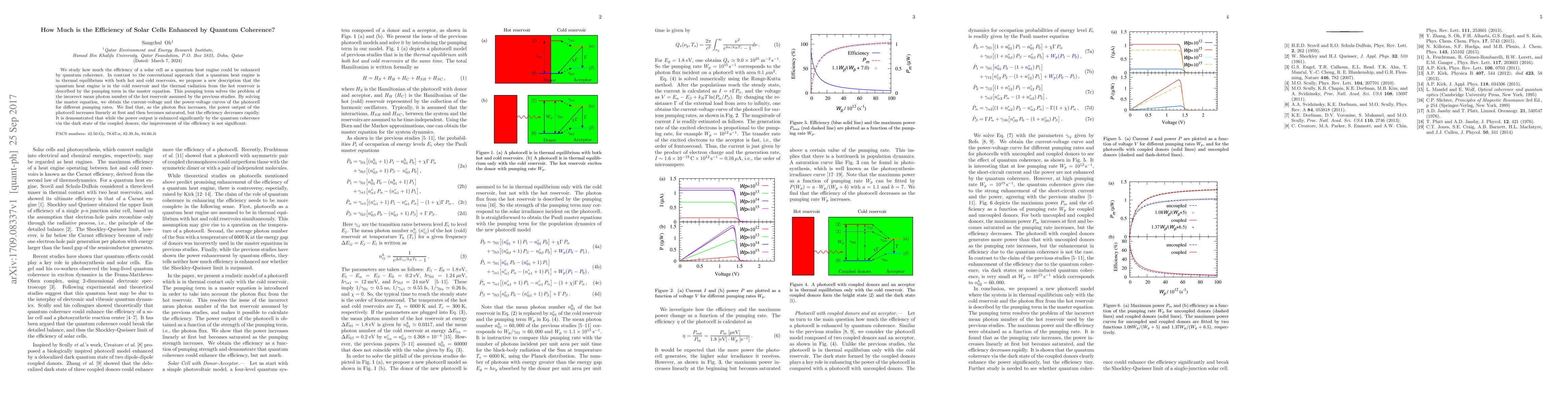 Thumbnail for How Much is the Efficiency of Solar Cells Enhanced by Quantum Coherence?