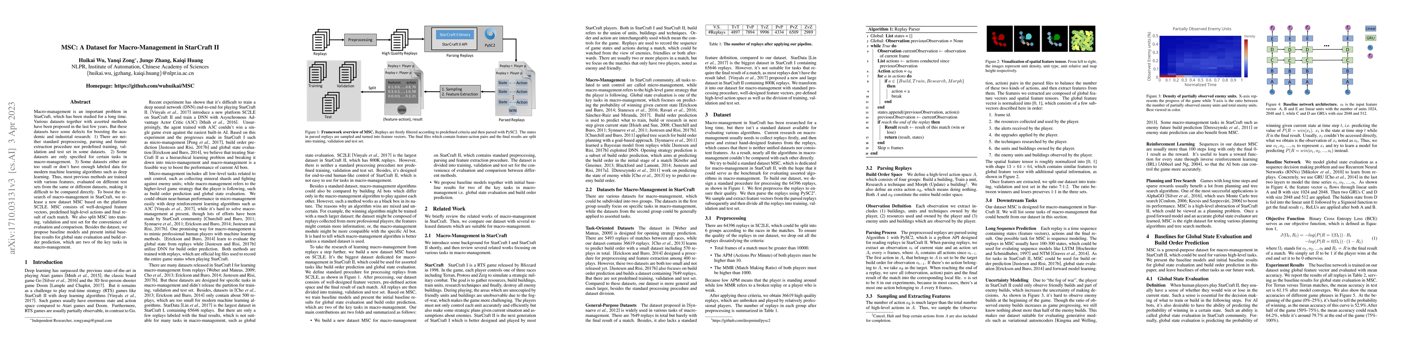 Thumbnail for MSC: A Dataset for Macro-Management in StarCraft II