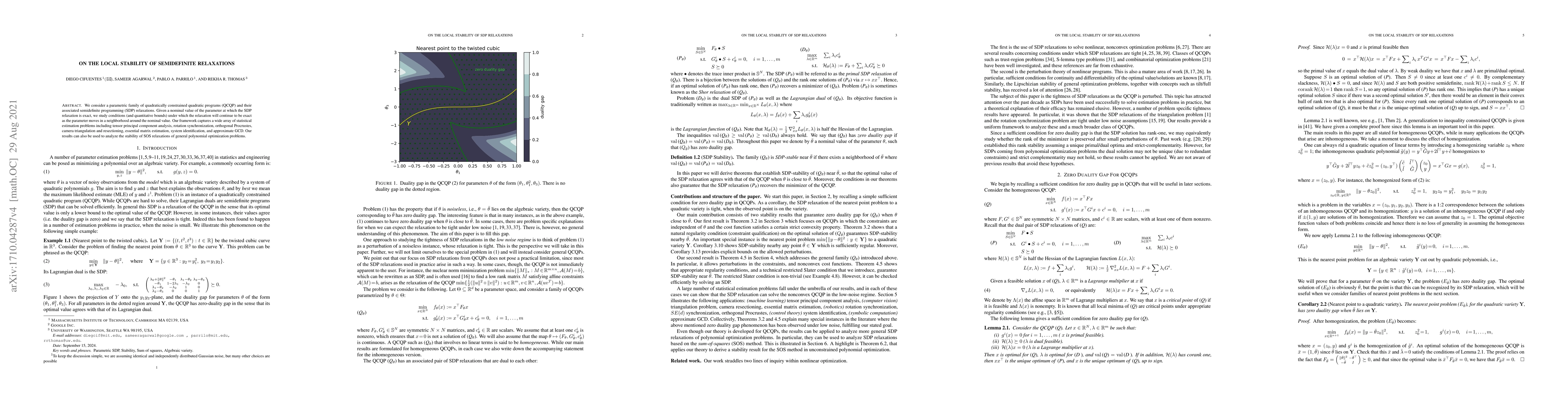 Thumbnail for On the local stability of semidefinite relaxations