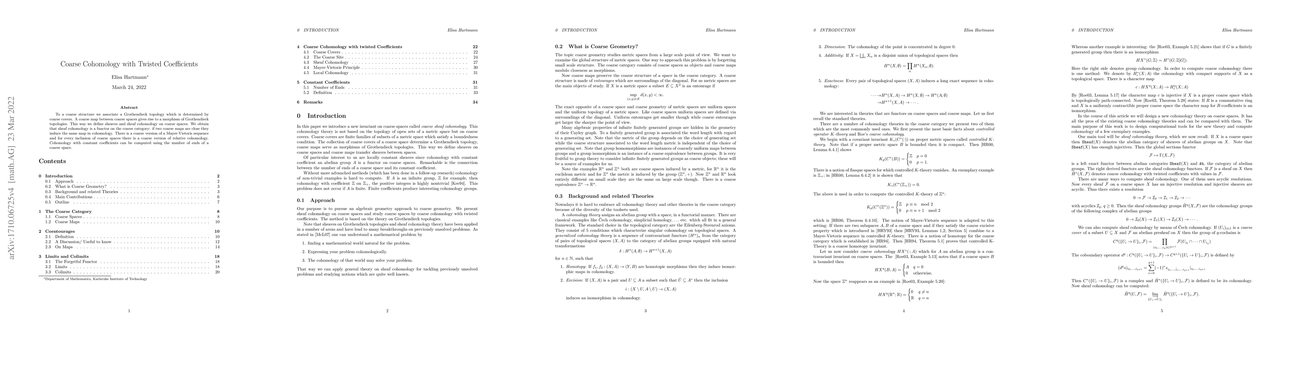 Thumbnail for Coarse Cohomology with twisted Coefficients