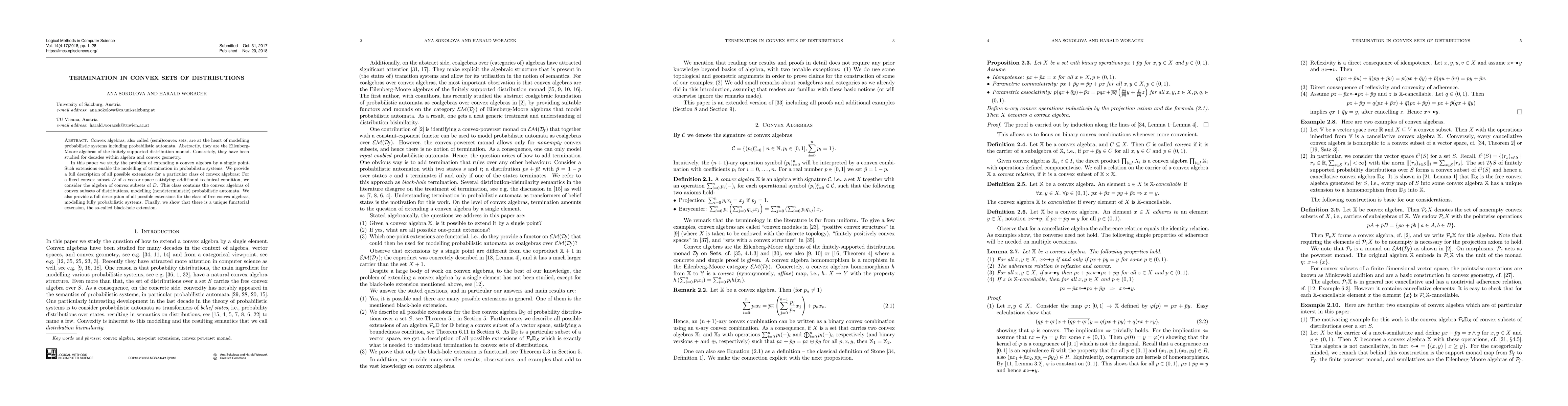 Thumbnail for Termination in Convex Sets of Distributions