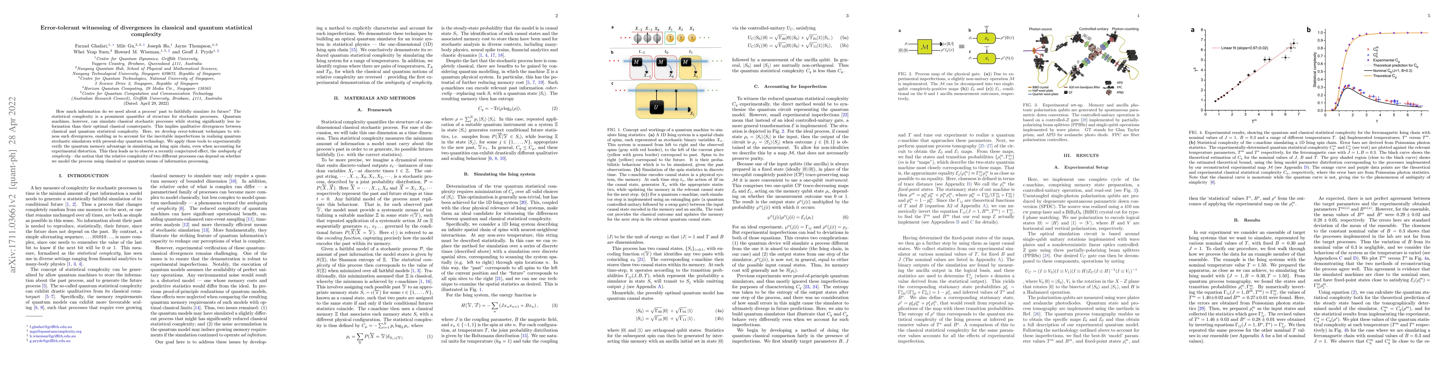 Thumbnail for Error-tolerant witnessing of divergences in classical and quantum
  statistical complexity