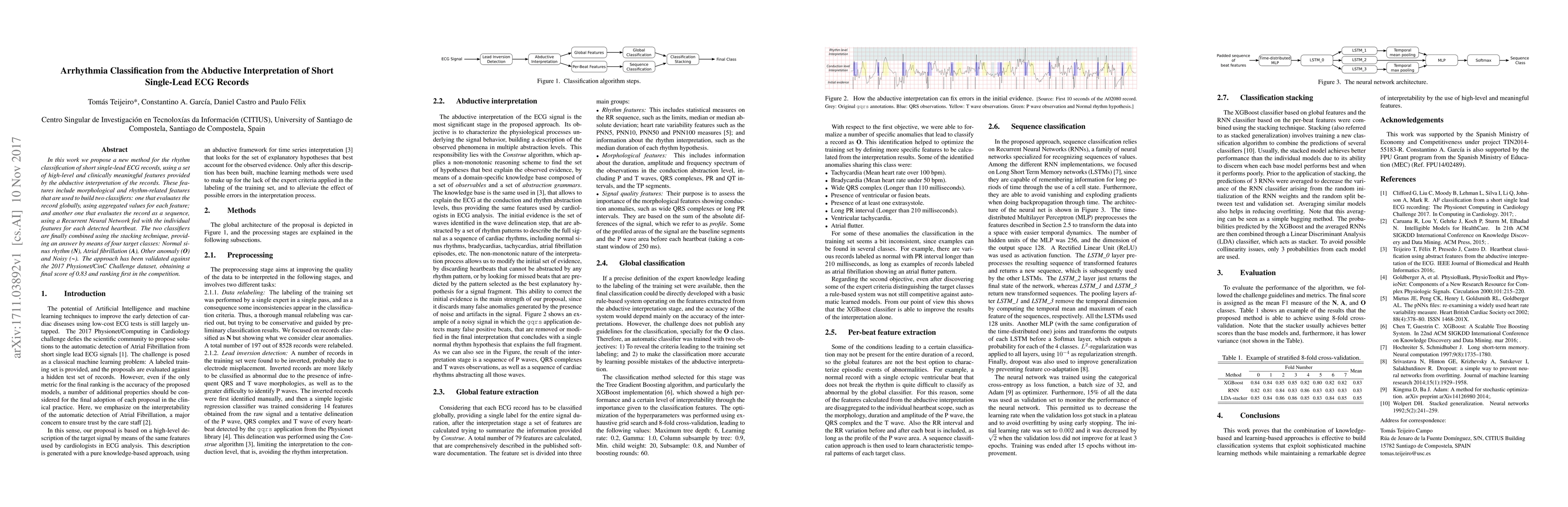 Thumbnail for Arrhythmia Classification from the Abductive Interpretation of Short
  Single-Lead ECG Records