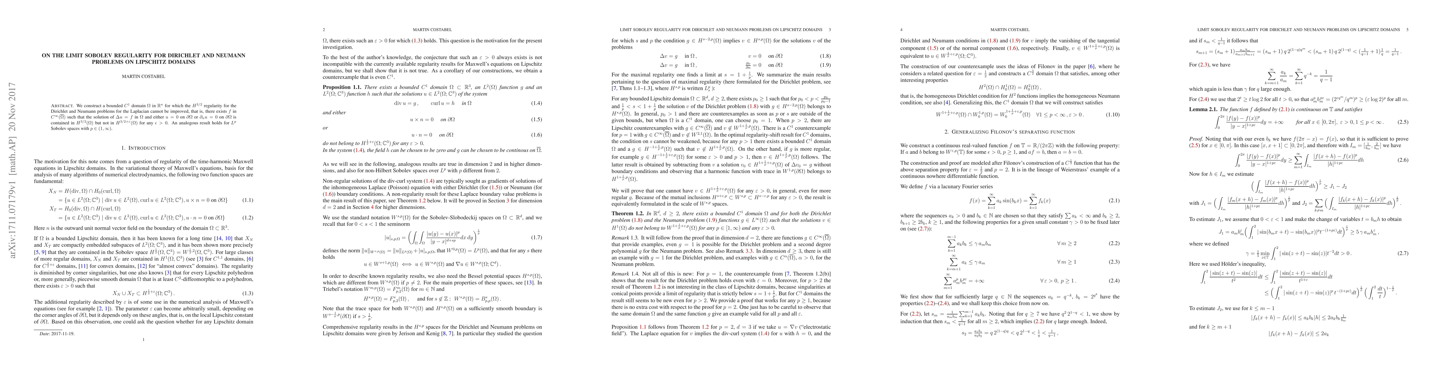 Thumbnail for On the limit Sobolev regularity for Dirichlet and Neumann problems on
  Lipschitz domains