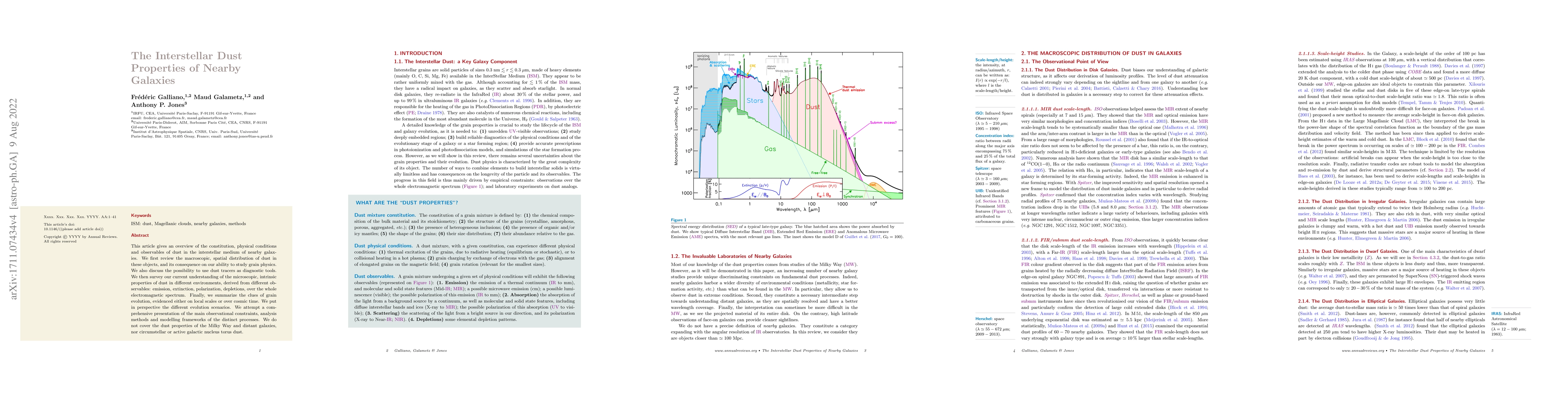 Thumbnail for The Interstellar dust properties of nearby galaxies