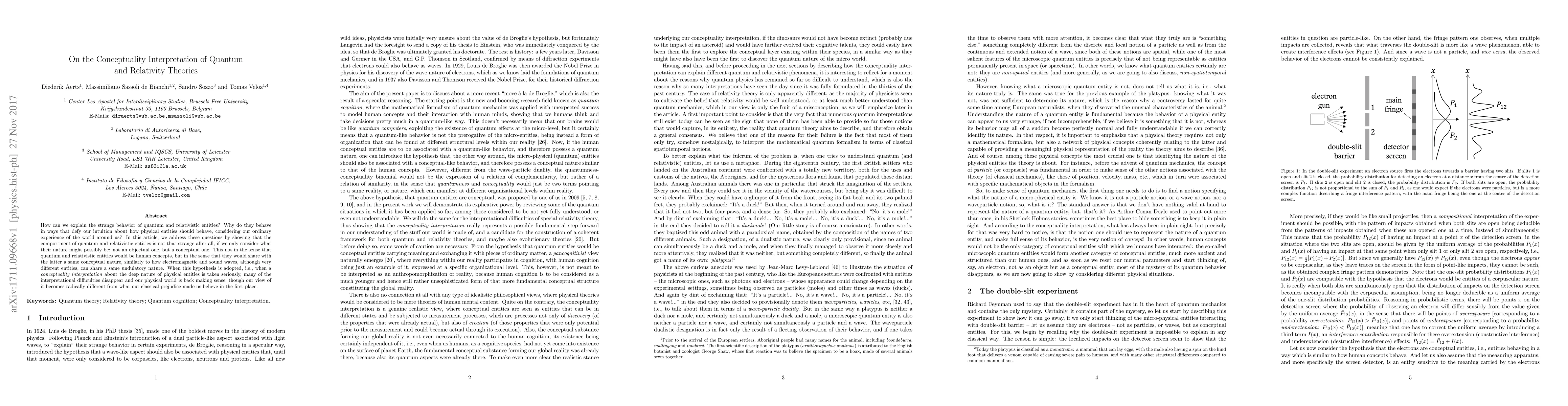 Thumbnail for On the Conceptuality Interpretation of Quantum and Relativity Theories
