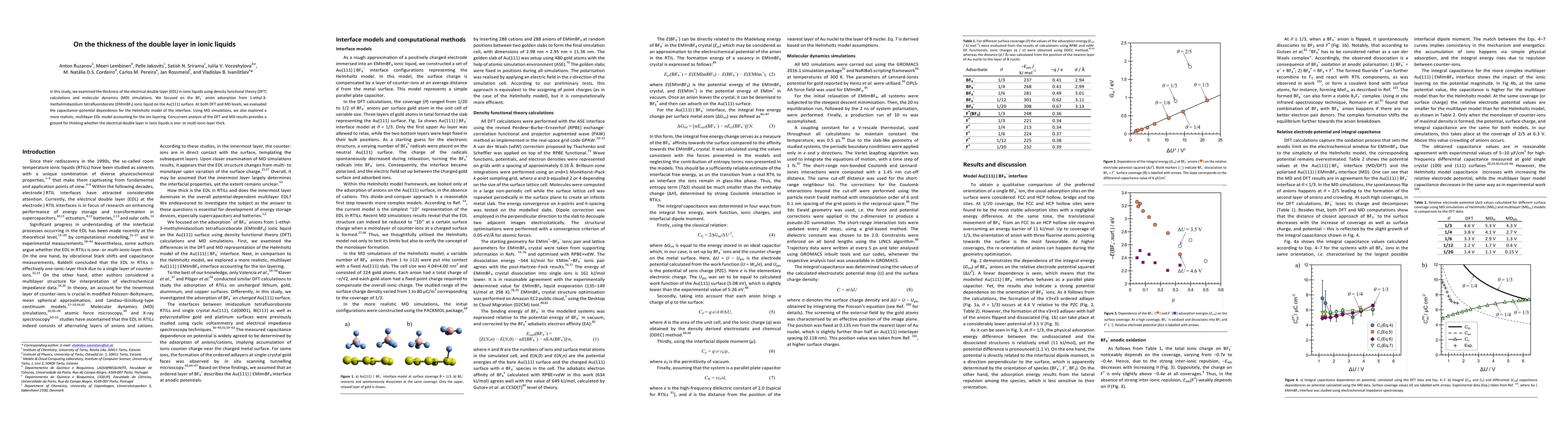Thumbnail for On the thickness of the double layer in ionic liquids