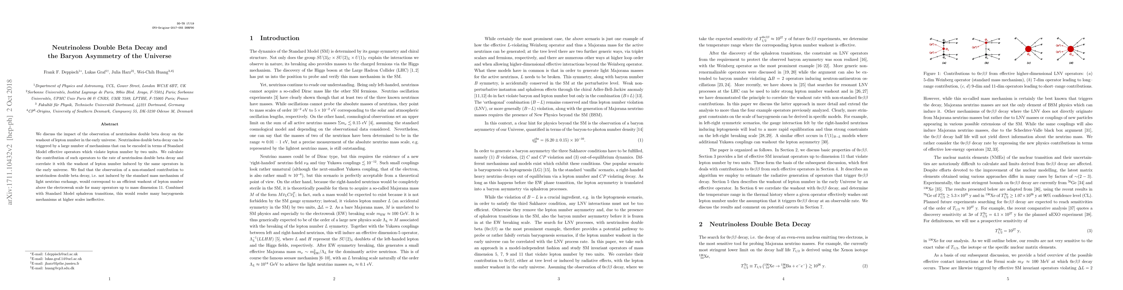 Thumbnail for Neutrinoless Double Beta Decay and the Baryon Asymmetry of the Universe