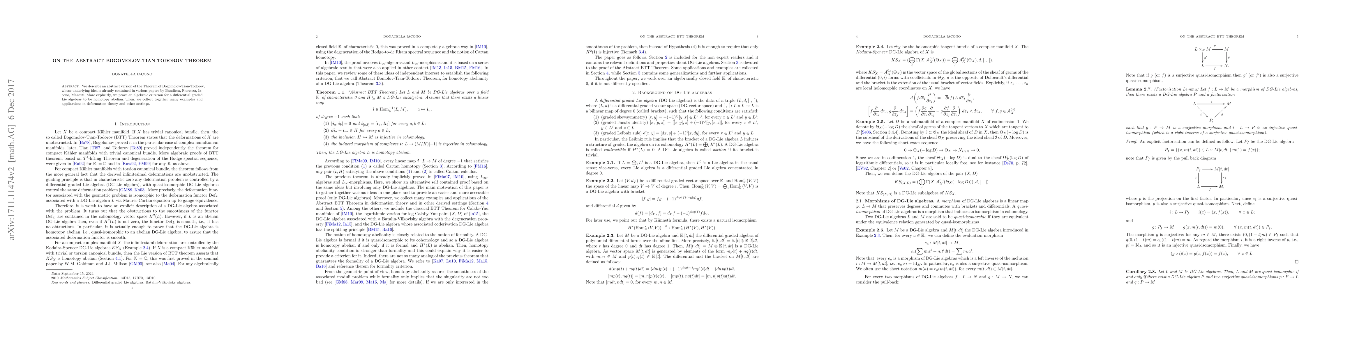 Thumbnail for On the abstract Bogomolov-Tian-Todorov Theorem