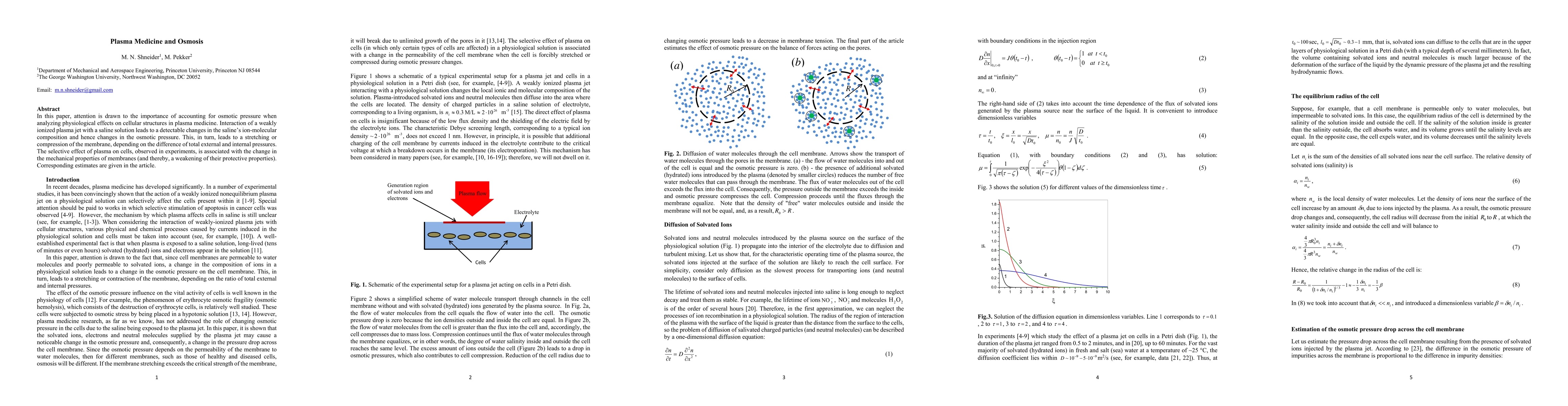 Thumbnail for Plasma Medicine and Osmosis