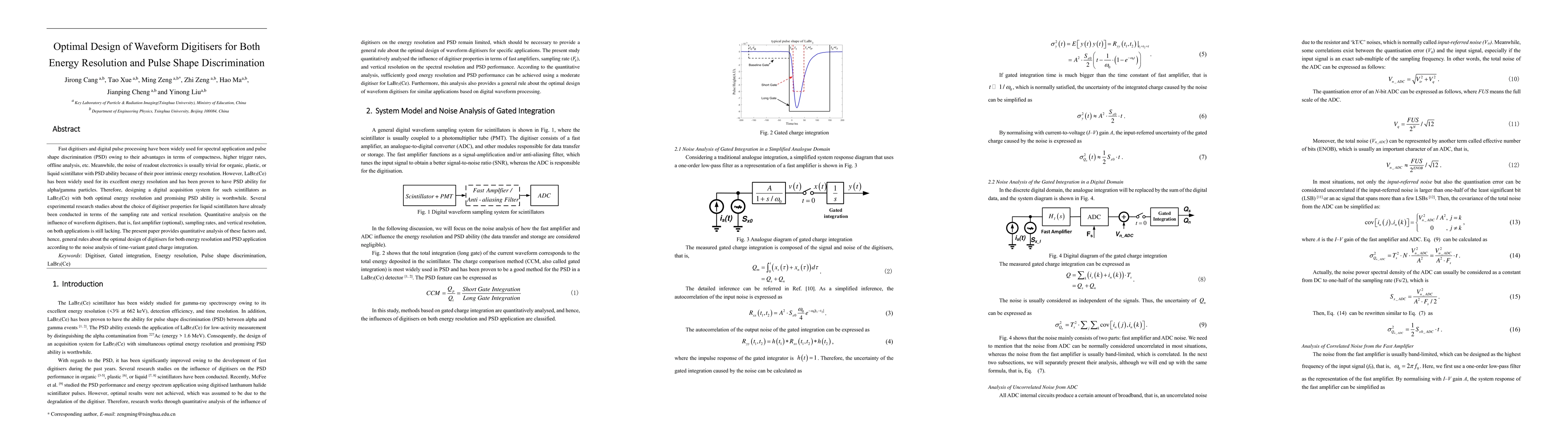 Thumbnail for Optimal Design of Waveform Digitisers for Both Energy Resolution and
  Pulse Shape Discrimination