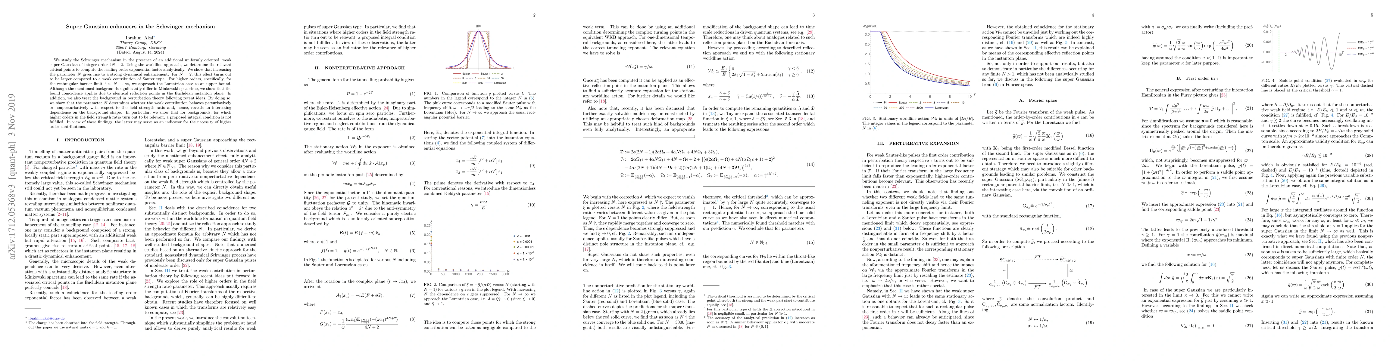 Thumbnail for Super Gaussian enhancers in the Schwinger mechanism