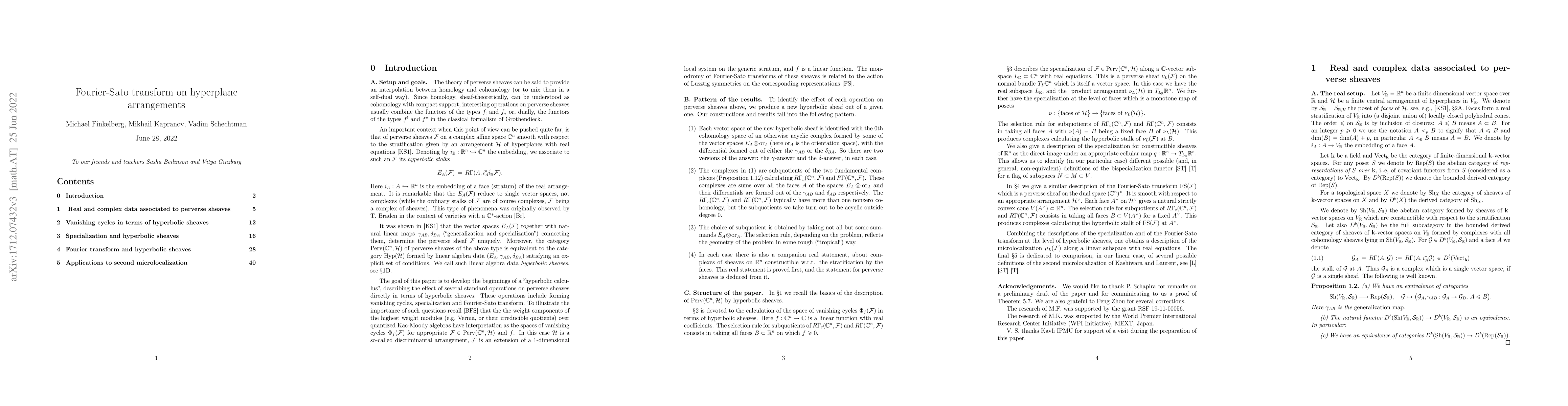 Thumbnail for Fourier transform on hyperplane arrangements