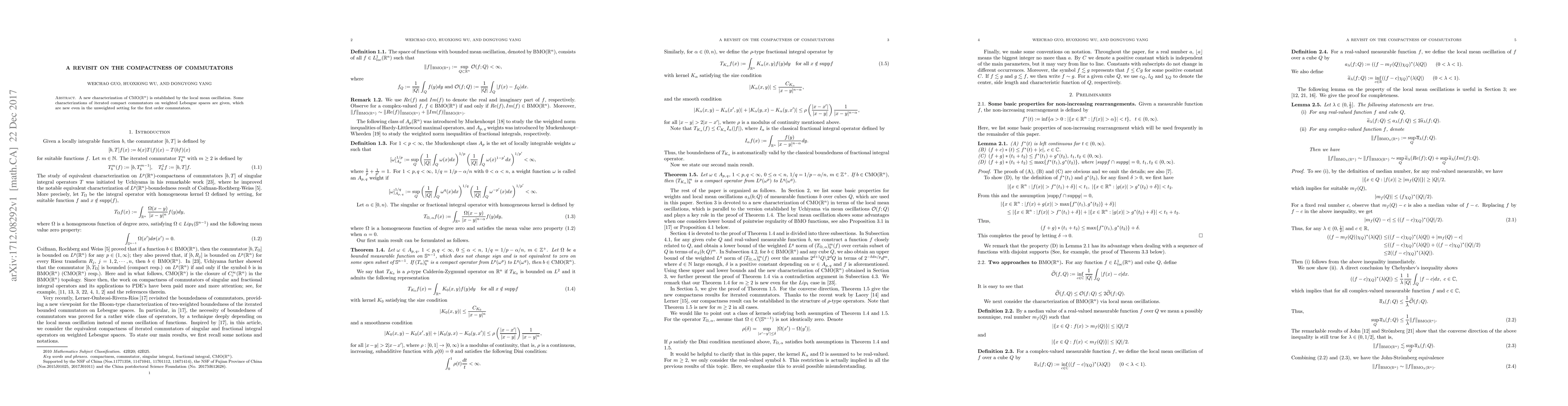 Thumbnail for A revisit on the compactness of commutators