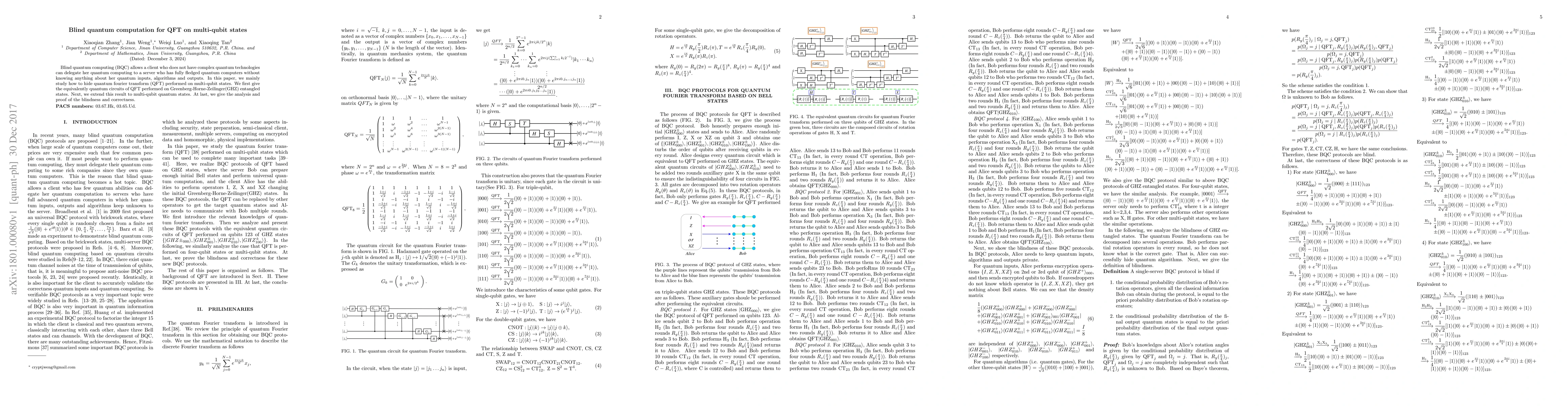 Thumbnail for Blind quantum computation for QFT on multi-qubit states
