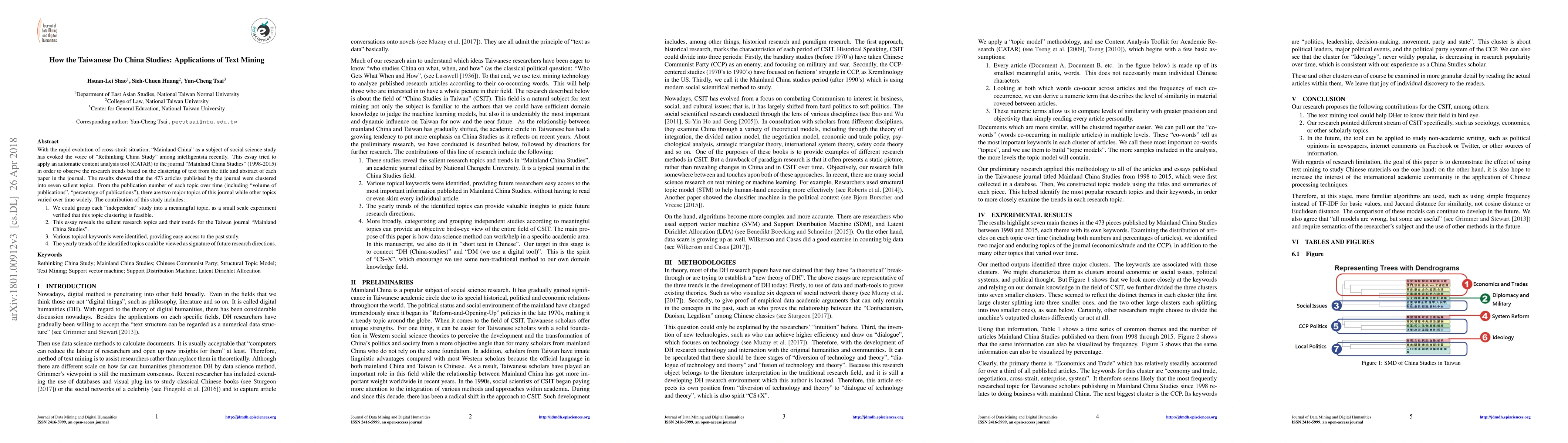 Thumbnail for How the Taiwanese Do China Studies: Applications of Text Mining