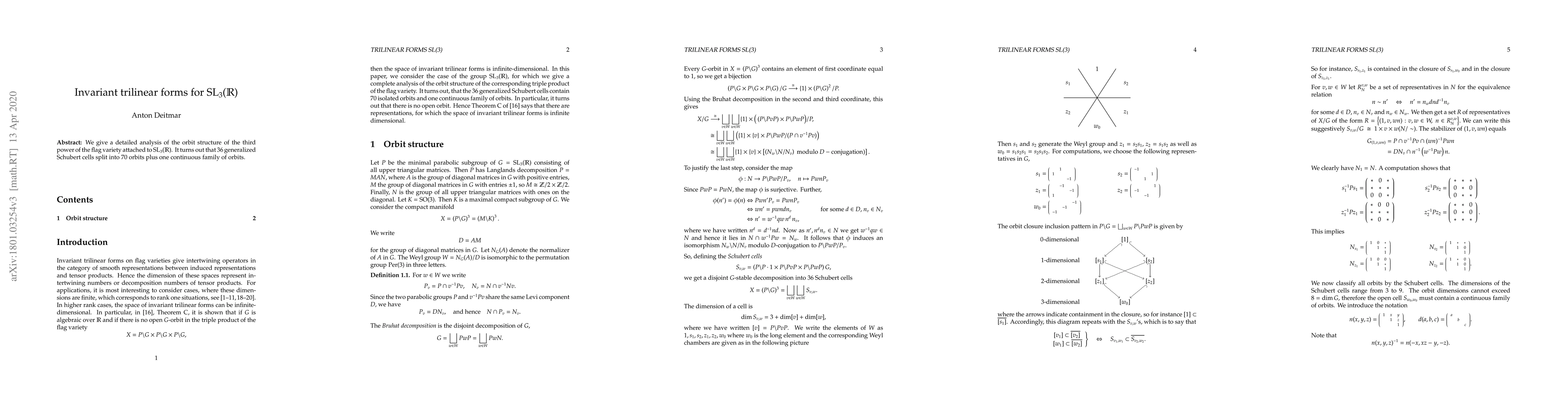 Thumbnail for Invariant trilinear forms for SL(3,R)