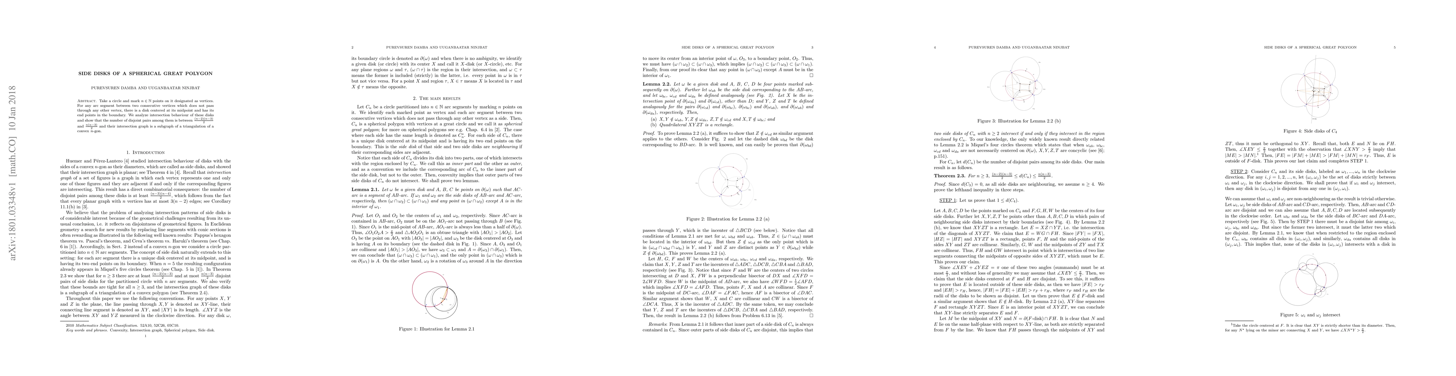 Thumbnail for Side Disks of a Spherical Great Polygon