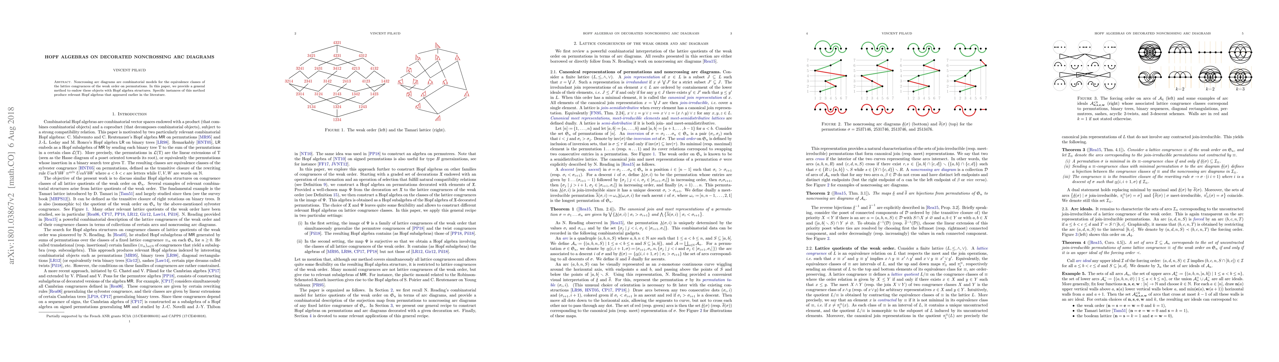 Thumbnail for Hopf algebras on decorated noncrossing arc diagrams