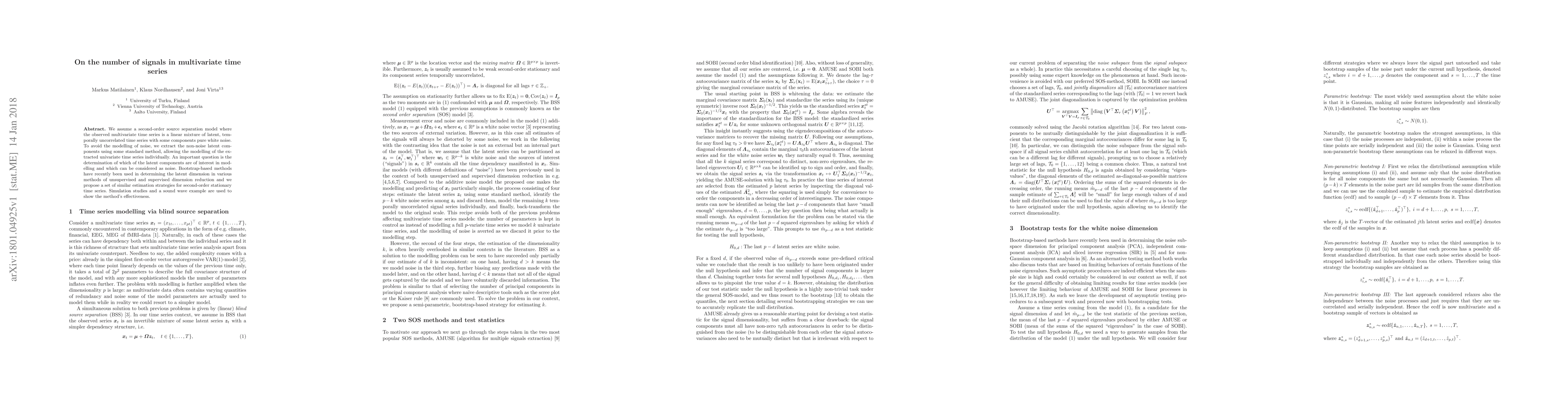 Thumbnail for On the number of signals in multivariate time series