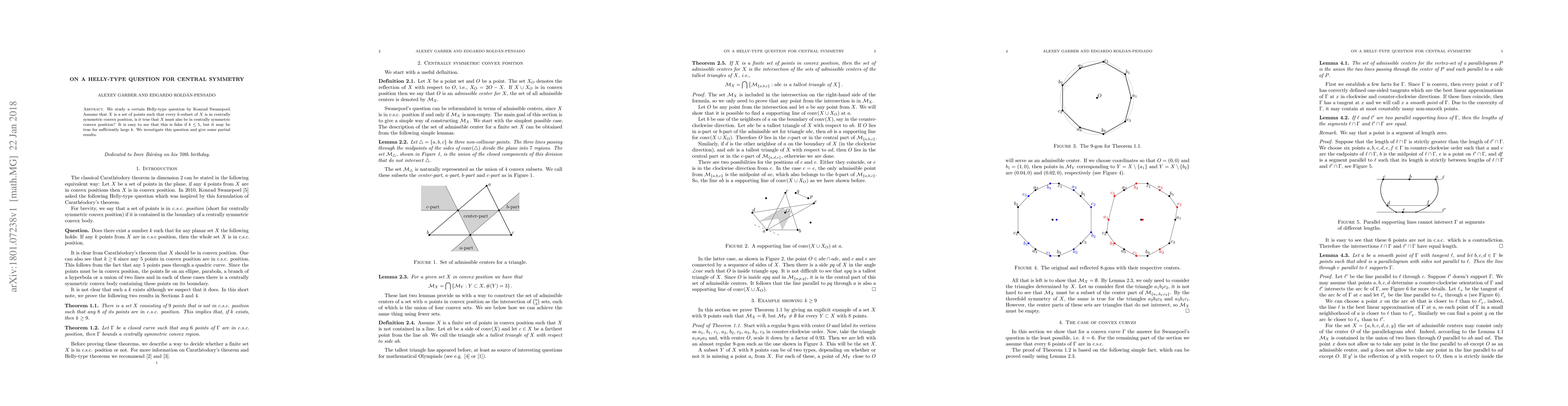 Thumbnail for On a Helly-type question for central symmetry
