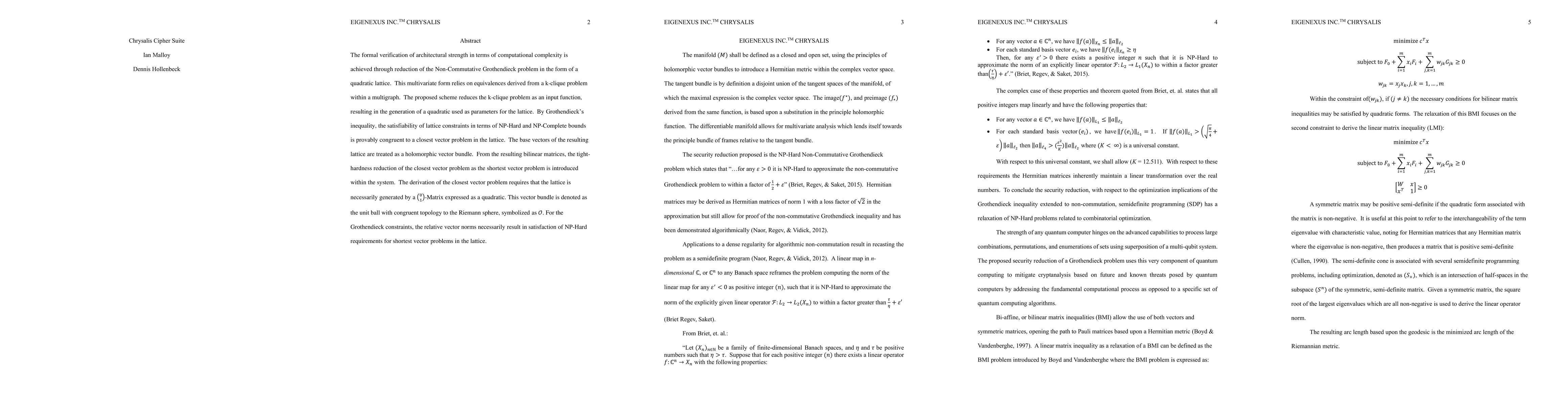 Thumbnail for Post-Quantum Cryptography: Riemann Primitives and Chrysalis