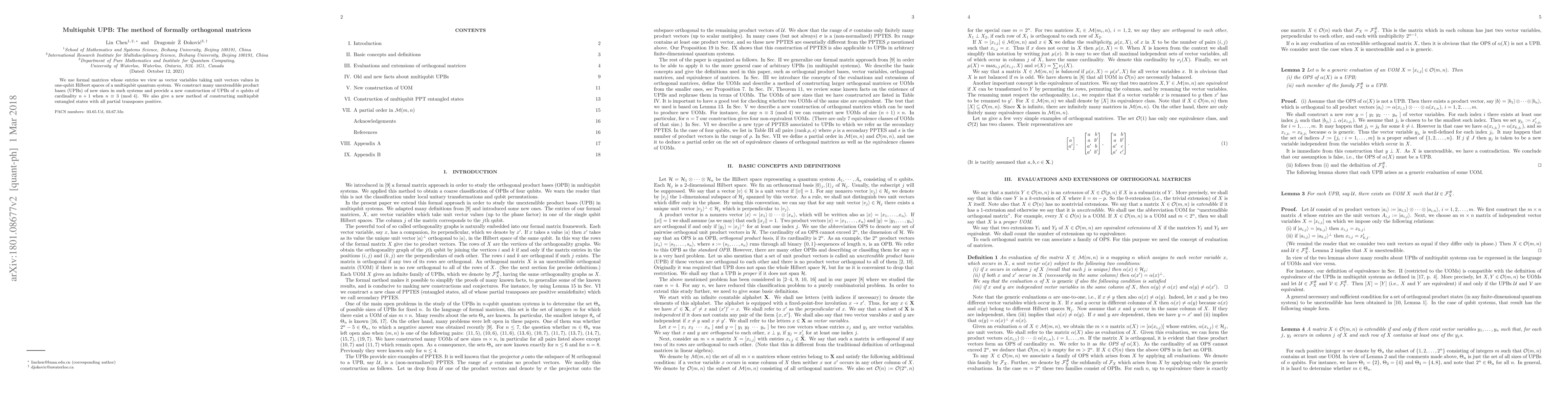 Thumbnail for Multiqubit UPB: The method of formally orthogonal matrices