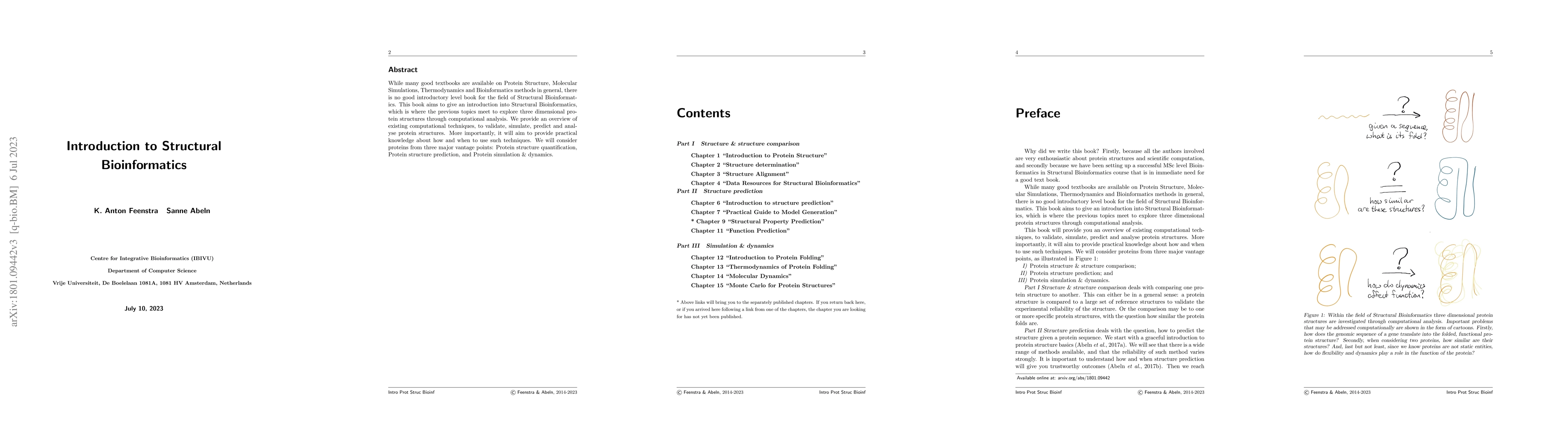 Thumbnail for Preface to Introduction to Protein Structural Bioinformatics