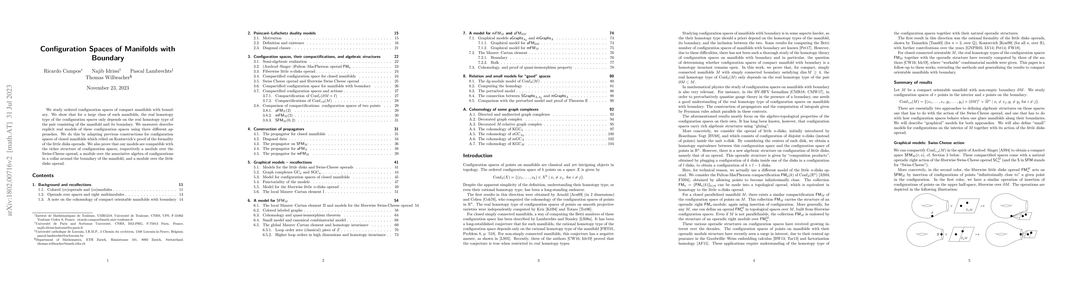 Thumbnail for Configuration Spaces of Manifolds with Boundary