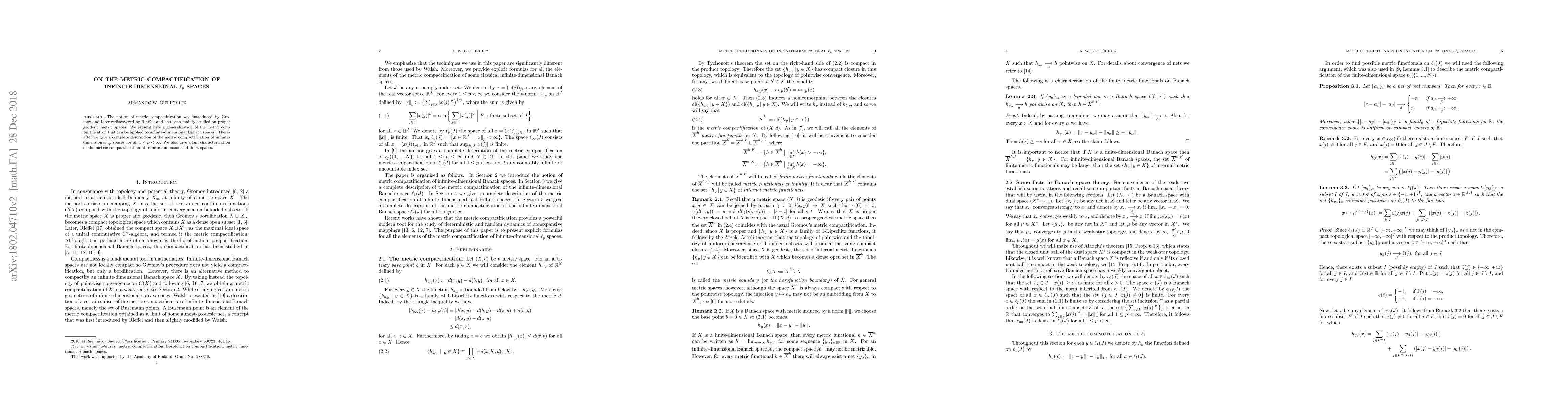 Thumbnail for On the metric compactification of infinite-dimensional $\ell_{p}$ spaces