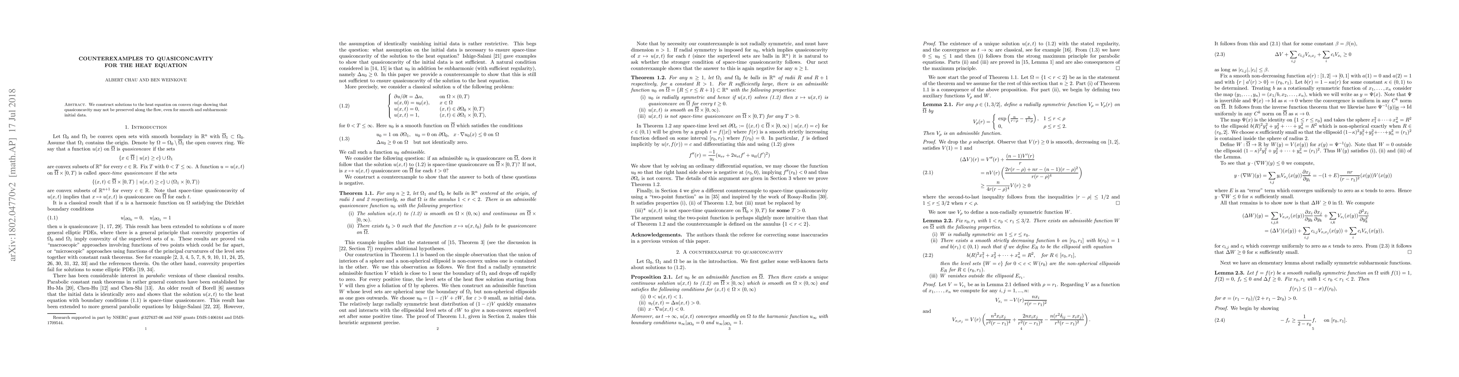 Thumbnail for Counterexamples to quasiconcavity for the heat equation
