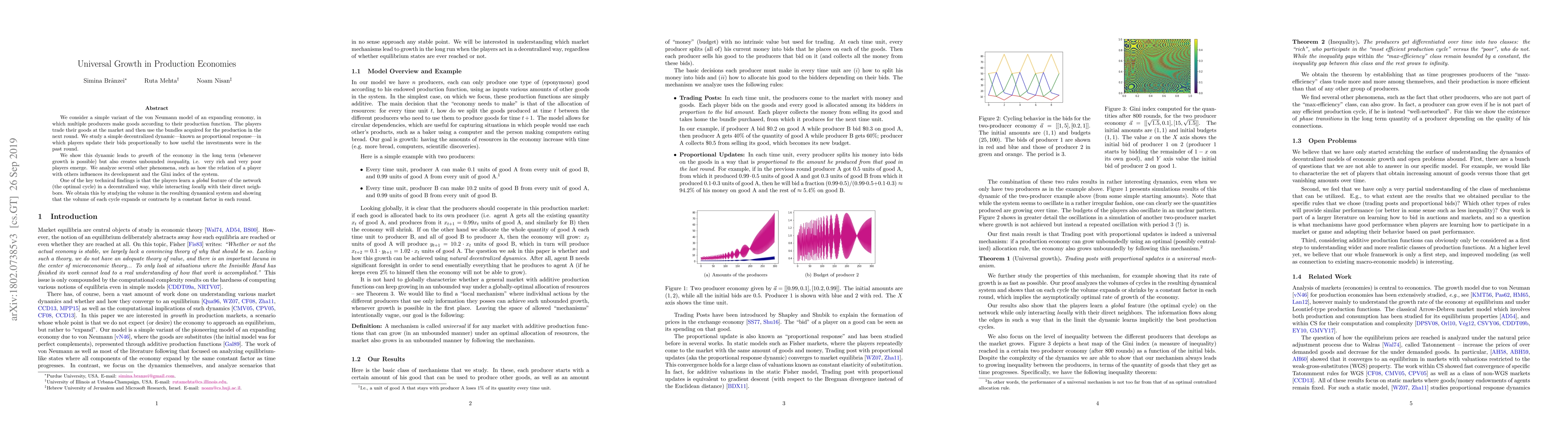 Thumbnail for Universal Growth in Production Economies