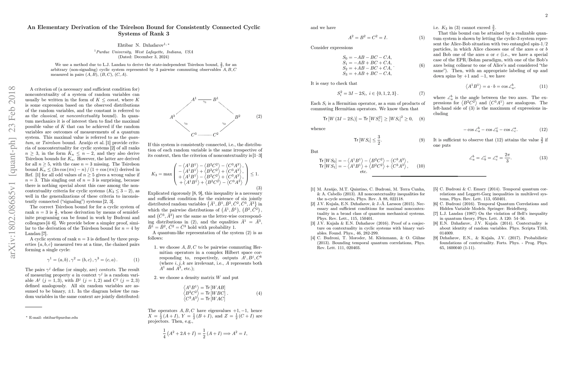 Thumbnail for Quantum Mechanics with Contextually Labeled Observables