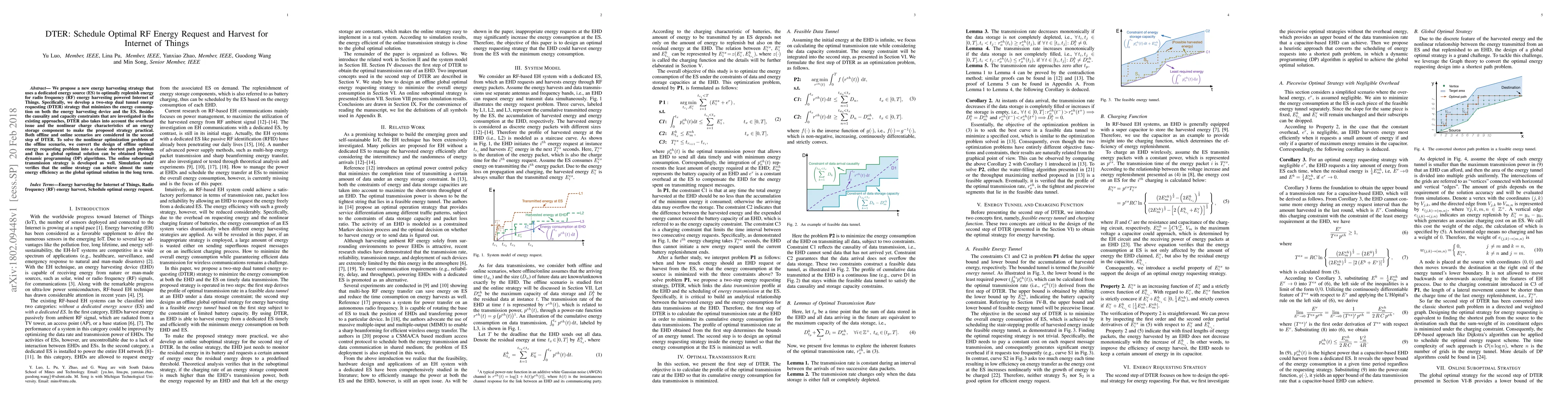 Thumbnail for DTER: Schedule Optimal RF Energy Request and Harvest for Internet of
  Things