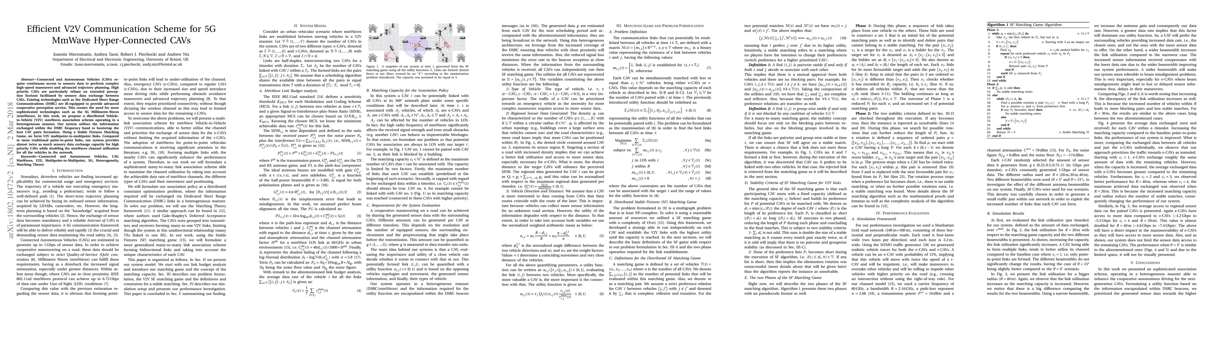 Thumbnail for Efficient V2V Communication Scheme for 5G MmWave Hyper-Connected CAVs