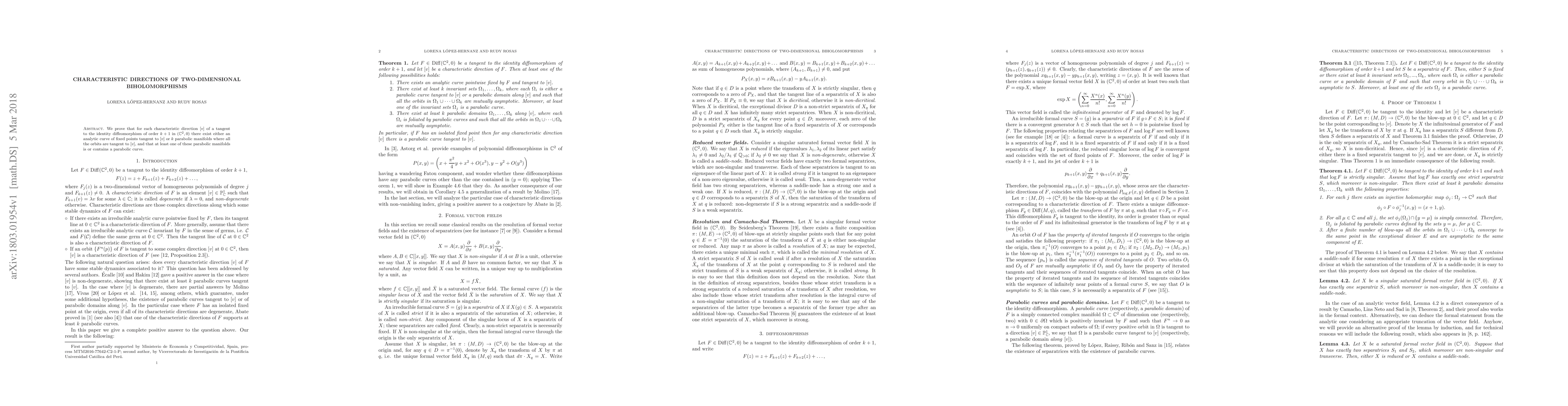 Thumbnail for Characteristic directions of two-dimensional biholomorphisms