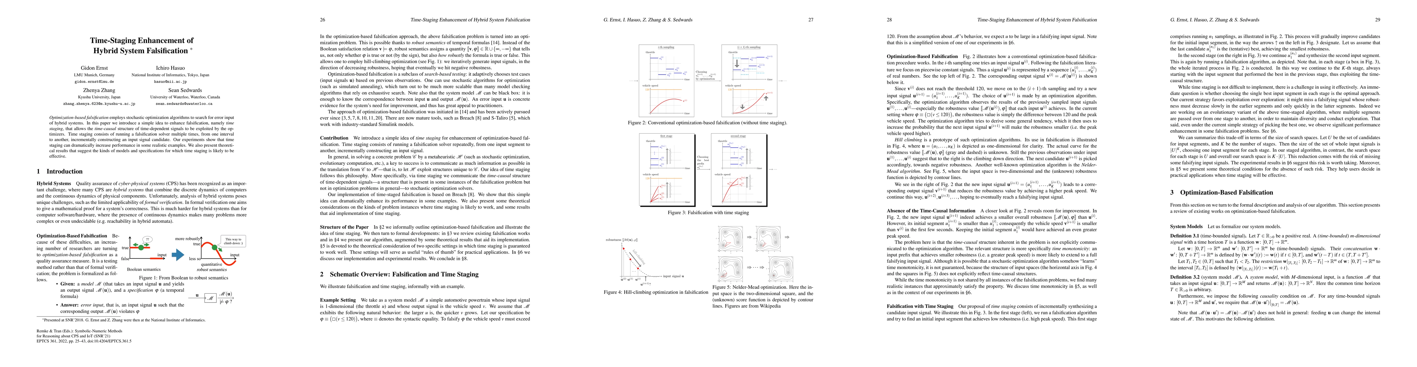 Thumbnail for Time-Staging Enhancement of Hybrid System Falsification