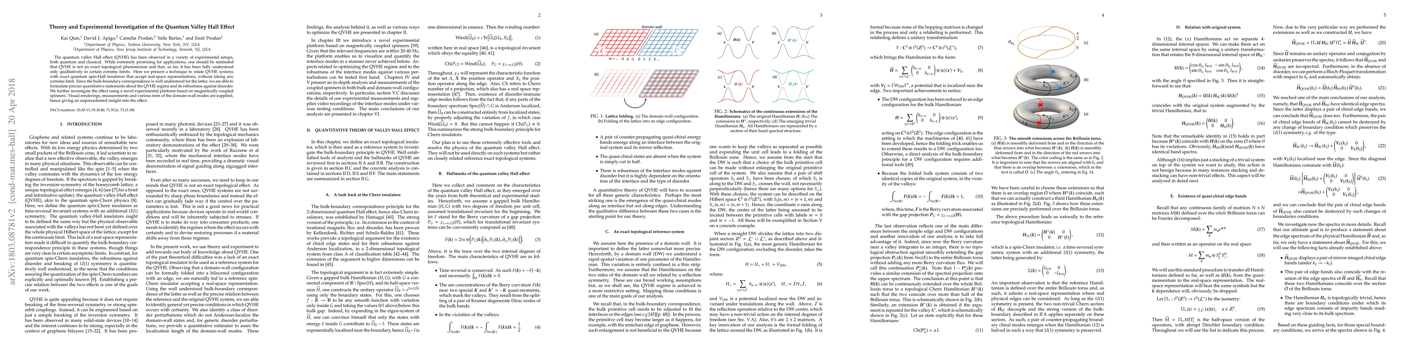 Thumbnail for Theory and Experimental Investigation of the Quantum Valley Hall Effect