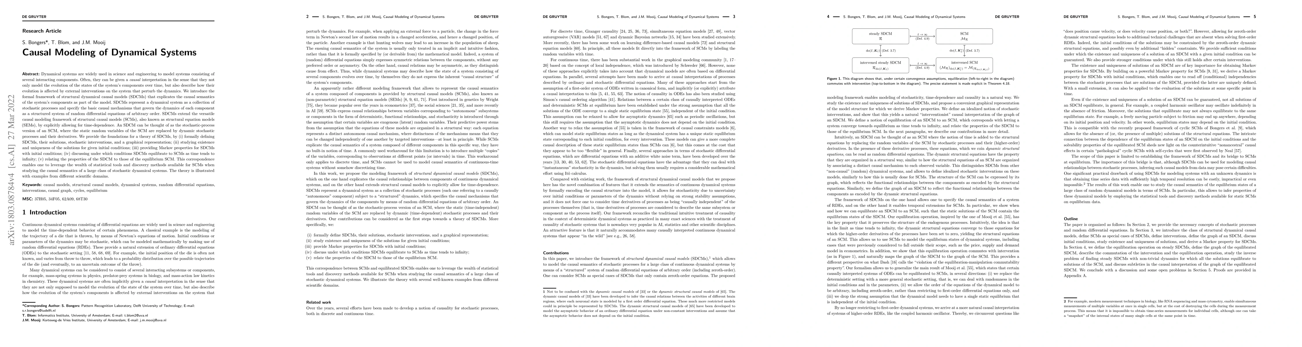 Thumbnail for Causal Modeling of Dynamical Systems