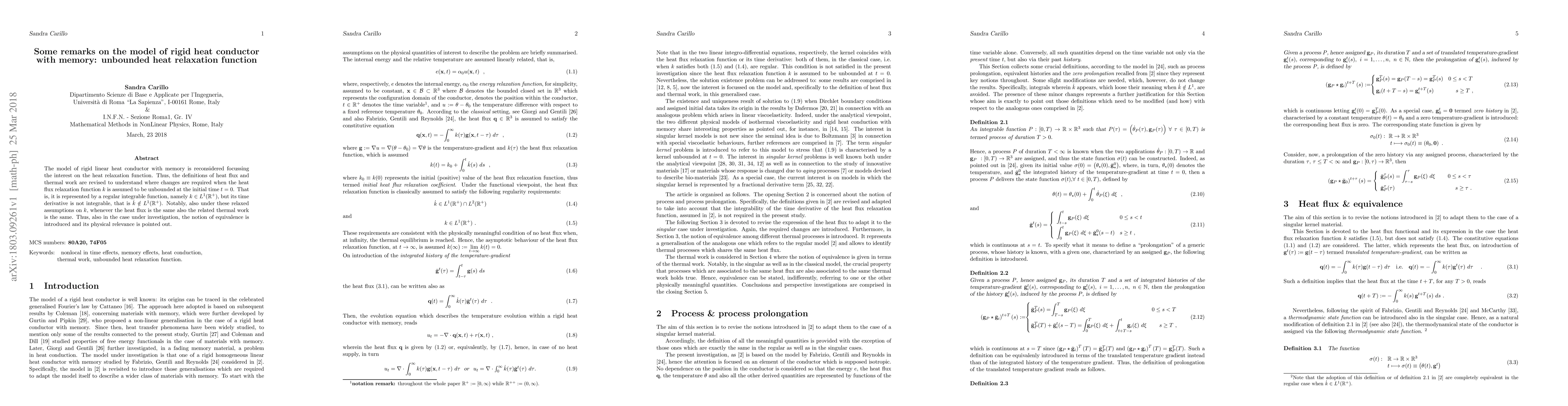 Thumbnail for Some remarks on the model of rigid heat conductor with memory: unbounded
  heat relaxation function