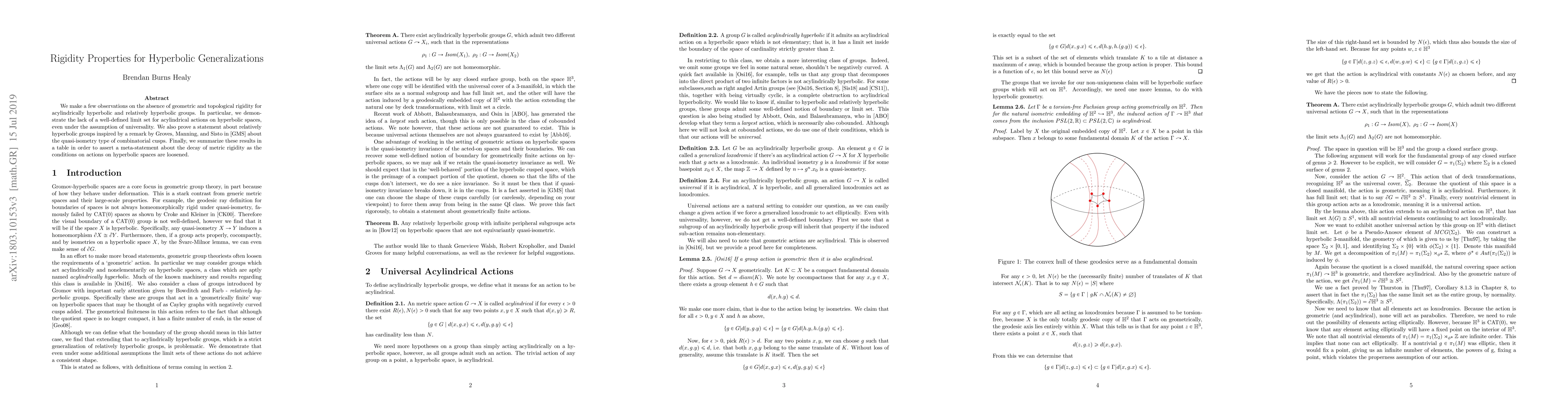 Thumbnail for Rigidity Properties for Hyperbolic Generalizations