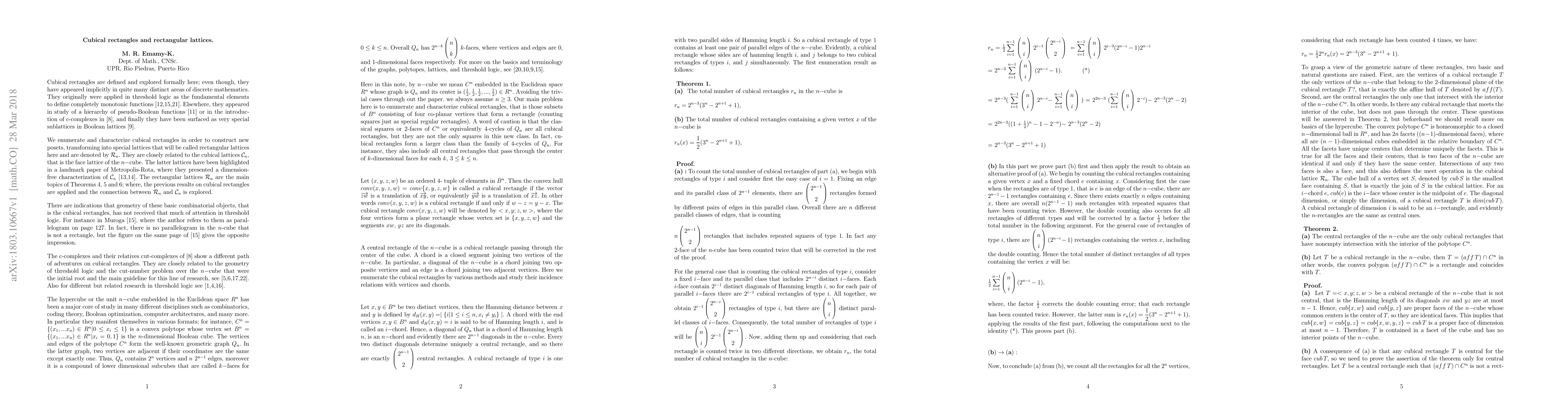 Thumbnail for Cubical rectangles and rectangular lattices