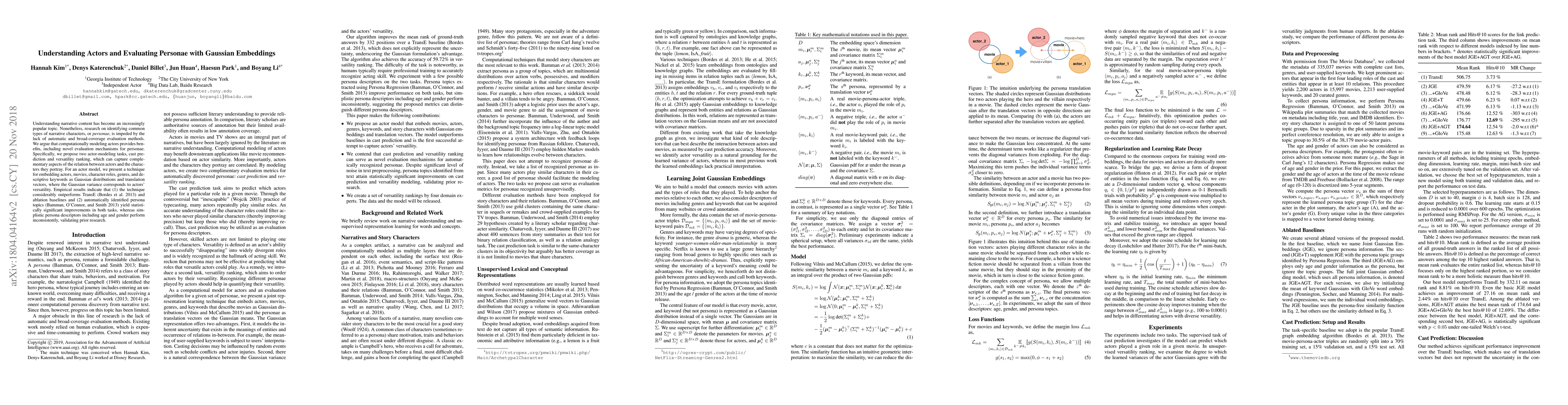 Thumbnail for Understanding Actors and Evaluating Personae with Gaussian Embeddings