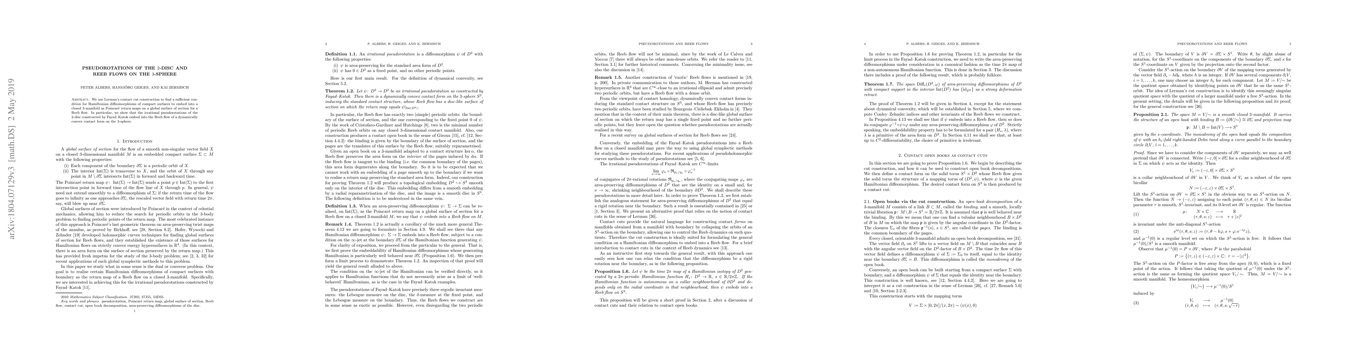 Thumbnail for Pseudorotations of the 2-disc and Reeb flows on the 3-sphere