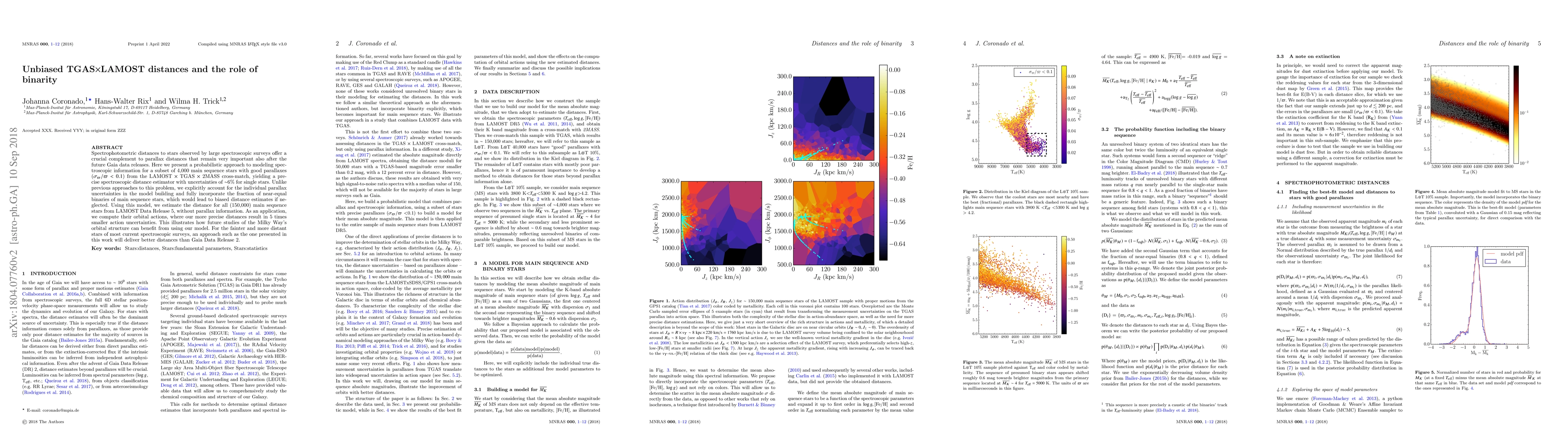 Thumbnail for Unbiased TGAS$\times$LAMOST distances and the role of binarity